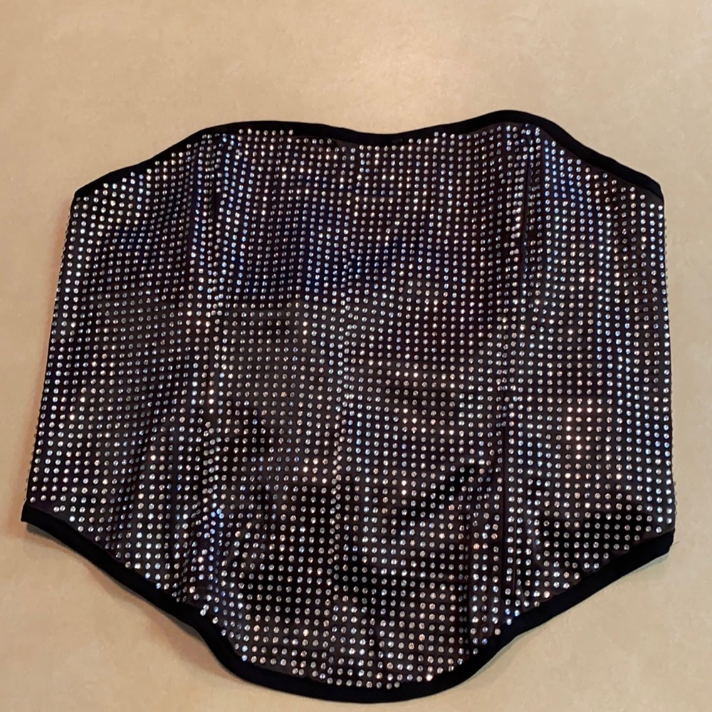 Bedazzled corset top